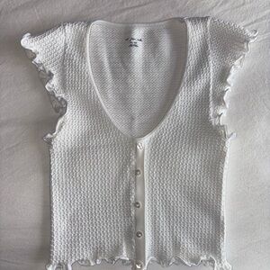 UO Lettuce Edge Seamless Crop Top